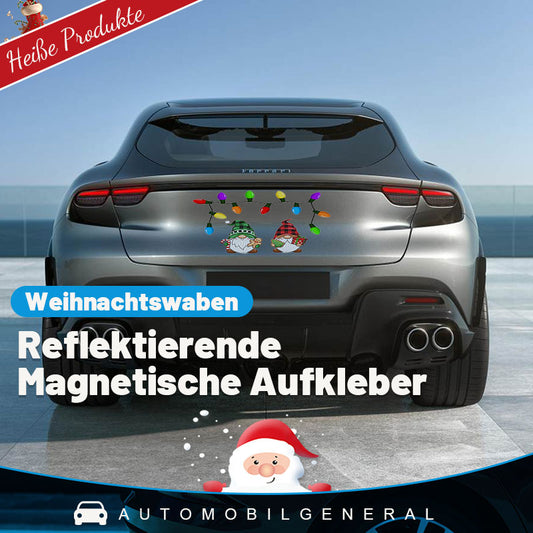 Weihnachtswaben-Reflektierende Magnetische Aufkleber