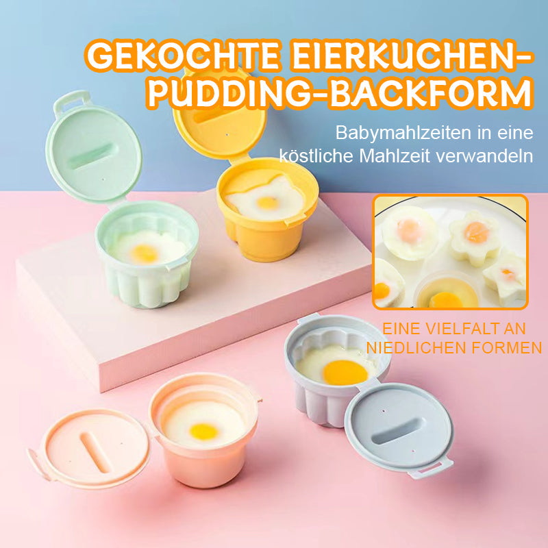 Gekochte Eierkuchen-Pudding-Backform