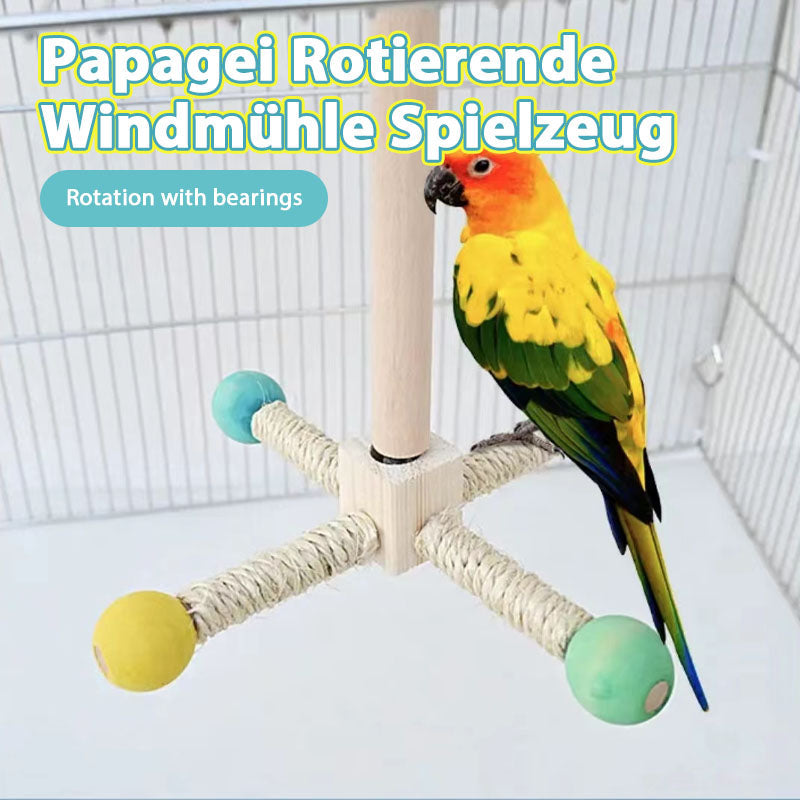 Rotierendes Windmühlenspielzeug Für Papageien
