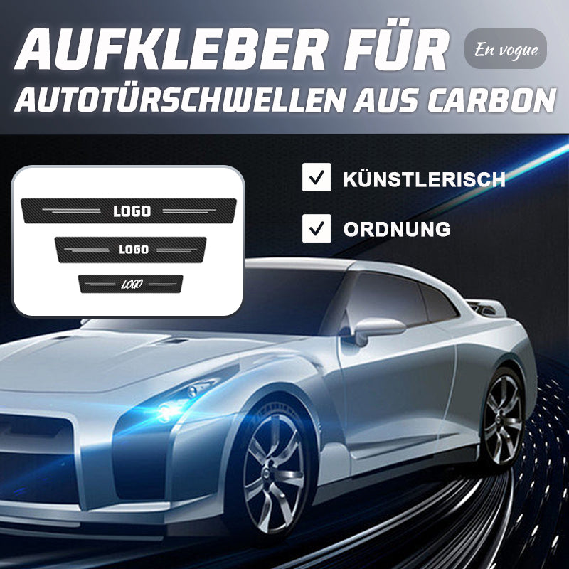 Aufkleber für Autotürschwellen aus Carbon(4 Stück)