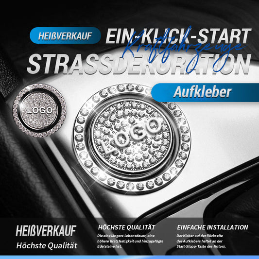 Ein-Klick-Start Strassdekoration Aufkleber