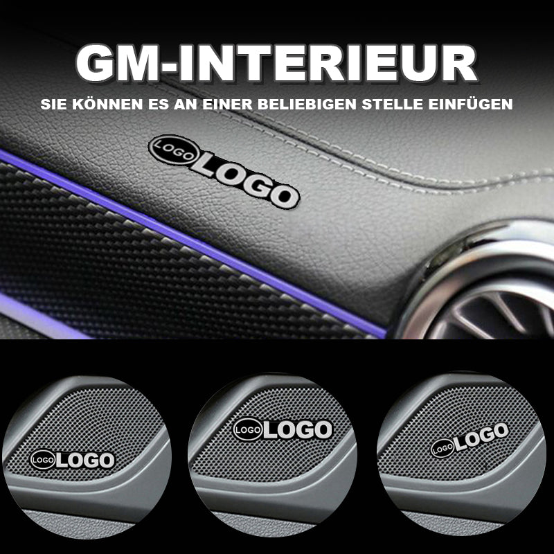 🎄Weihnachtsaktion 50% RABATT🎄Kfz-Innenraum 3D Metallakzente (4 Stück)