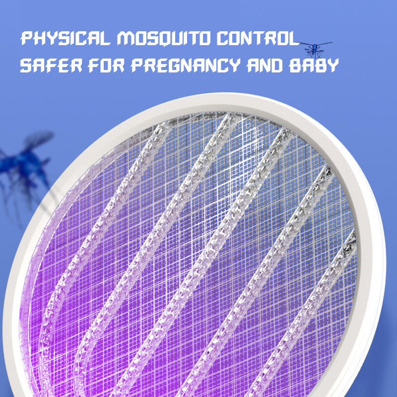 Vier-in-Eins faltbare elektrische Mückenklatsche