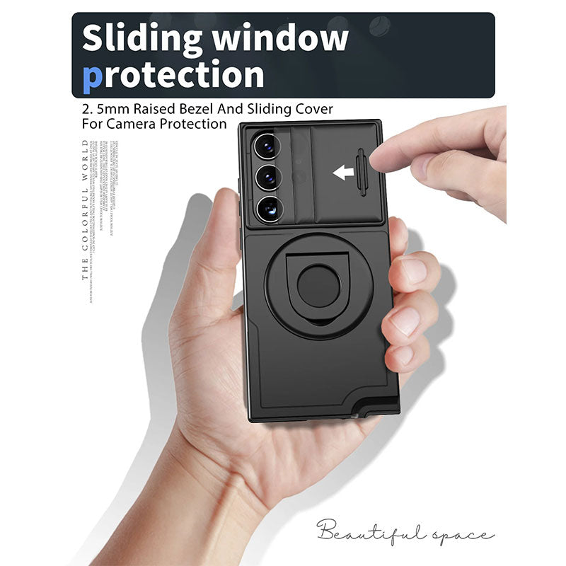 Samsung Military Grade Shockproof Case with Ring Kickstand