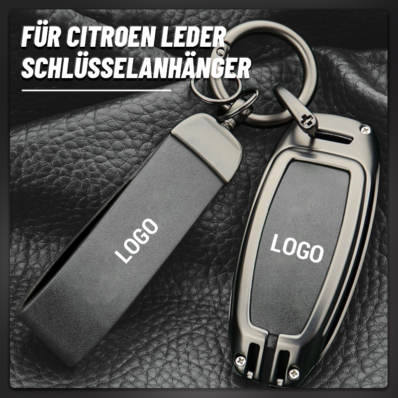 【Für Citroen】 - Schlüsselhülle aus echtem Leder