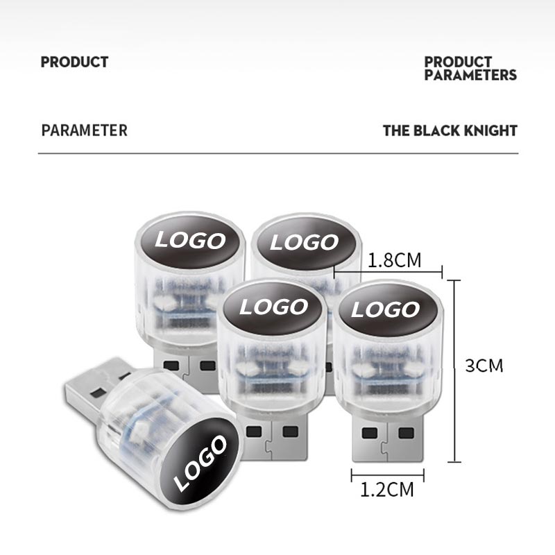 Mini-USB-LED-Auto-Innenraum-Atmosphäre dekoratives Licht（1 SET）