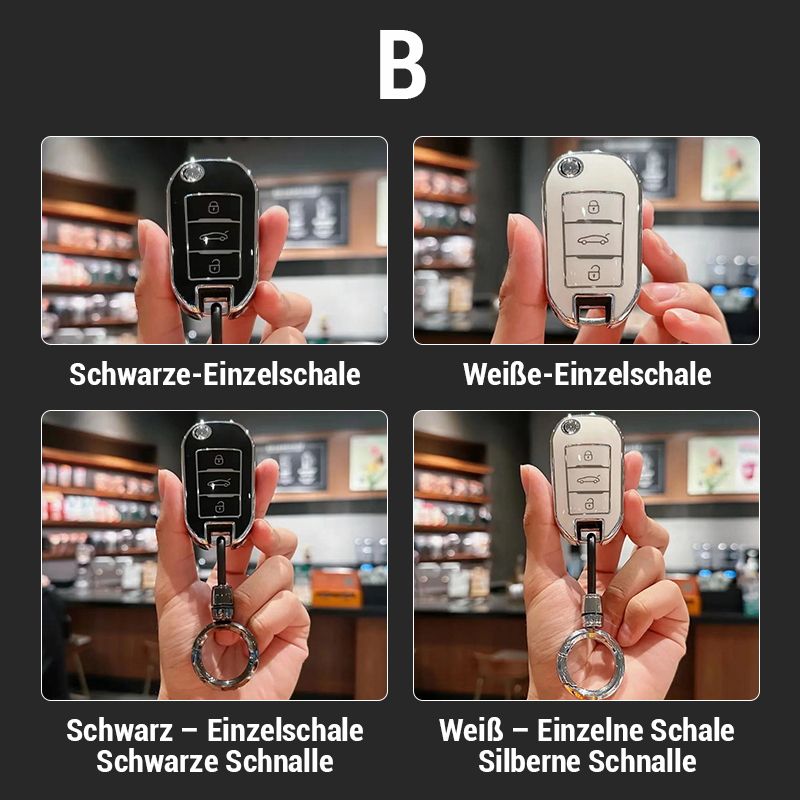 Für Peugeot Autoschlüssel-Schutzhülle