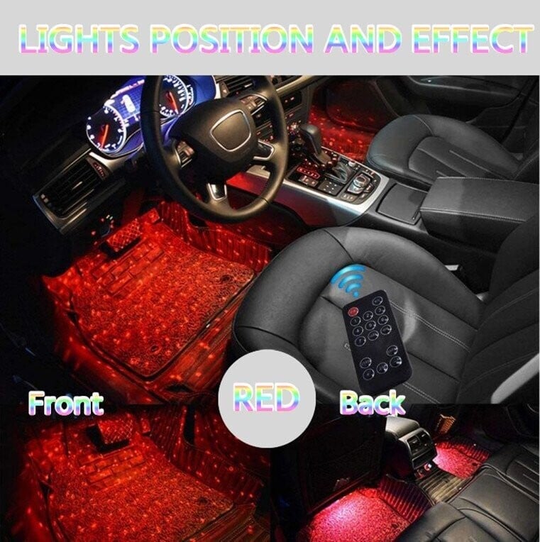 Auto-Innenbeleuchtung - (enthält 4 Lichtleisten)